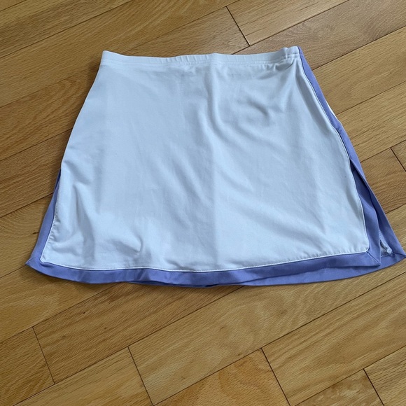 Little Miss Tennis White/Purple Skort-XL - Picture 1 of 4